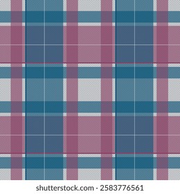 Symmetric new classic plaid pattern