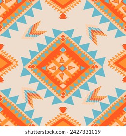 Symmetric Peruvian tribal motif pattern ,Colombia or Guatemala ornament, retro design element. Indians embellishment, Native America pattern.