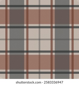 Symmetric plaid pattern, vector design