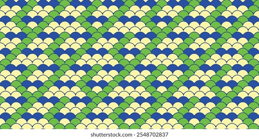 Symmetric repeat and packing wallpaper. Wavy repetitive by stroke tradition. Wrapping paper shape as net tile. Aquatic reptile at stylish crocodile.