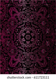 Symmetric Vector mandala pattern