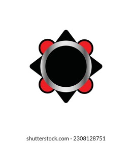 symmetrisches abstraktes Vektorgrafik-Symbol