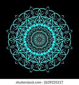 Symmetrical abstract design forms a futuristic pattern. Suitable for digital backgrounds, visual arts, and modern design concepts.