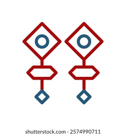 Symmetrical Abstract Geometric Design icon design
