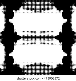 symmetrical Abstract halftone background