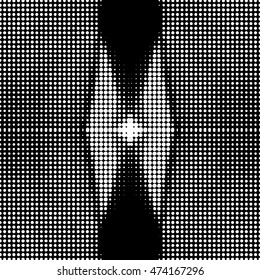 symmetrical Abstract halftone background