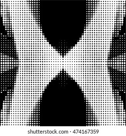 symmetrical Abstract halftone background