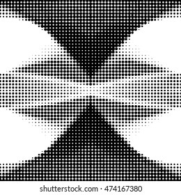 symmetrical Abstract halftone background