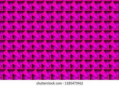 Symmetrical abstract pattern in purple and pink