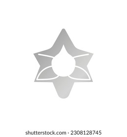 symmetrisches abstraktes Sternbild-Vektorgrafik-Design