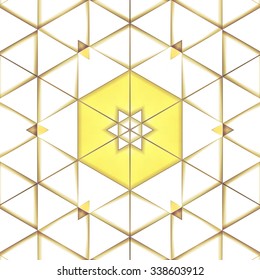Symmetrical background element with bold geometrical patterns and stylized floral pattern. For wallpaper, pattern fills, web page background, surface textures for print and dalle production.