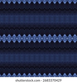 Symmetrical blue geometric abstract background with seamless design for wallpaper, textiles, or digital backdrops. Blue abstract geometric pattern design.
