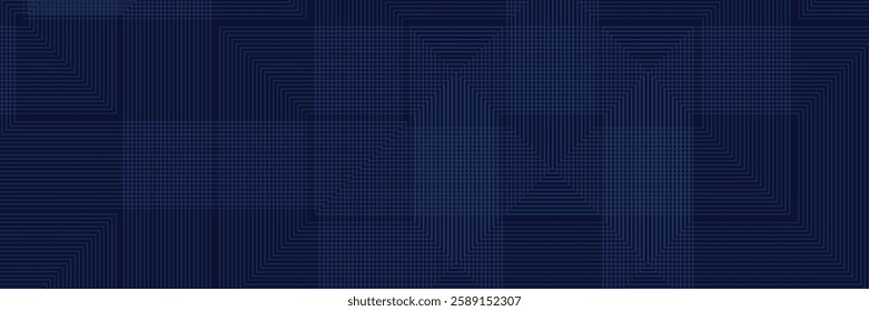 Symmetrical Chevron Lines Gradient Background in Dark Navy Blue with Subtle Light Blue Tones Creating a Sophisticated and Modern Geometric Pattern