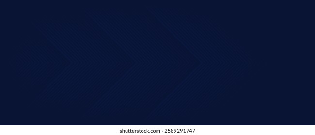 Symmetrical Chevron Lines Gradient Background in Dark Navy Blue with Subtle Light Blue Tones Creating a Sophisticated and Modern Geometric Pattern