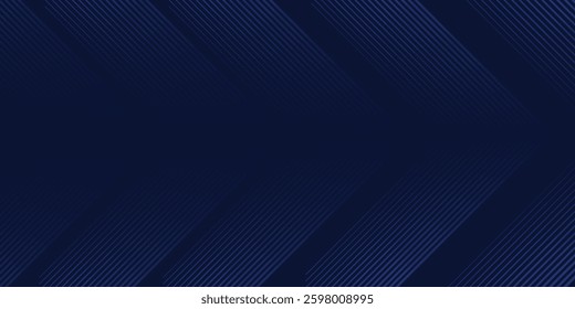 Symmetrical Chevron Lines Gradient Background in Dark Navy Blue with Subtle Light Blue Tones Creating a Sophisticated and Modern Geometric Pattern