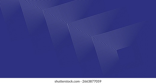 Fondo de degradado de líneas de Chevron simétricas en azul marino oscuro con sutiles tonos azules claros que crean un patrón geométrico sofisticado y moderno