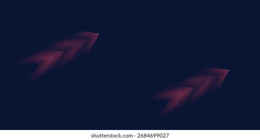 Symmetrical Chevron Lines Gradient Background in Dark Navy Blue with Subtle Light Blue Tones Creating a Sophisticated and Modern Geometric Pattern	