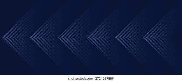 Symmetrical Chevron Lines Gradient Background in Dark Navy Blue with Subtle Light Blue Tones Creating a Sophisticated and Modern Geometric Pattern