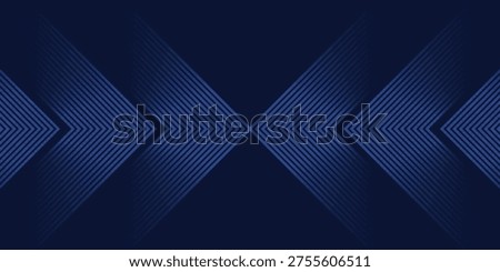 Symmetrical Chevron Lines Gradient Background in Dark Navy Blue with Subtle Light Blue Tones Creating a Sophisticated and Modern Geometric Pattern
