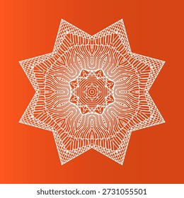 Composición simétrica de Formas geométricas. Elemento Abstractas para el diseño. Ilustración vectorial en un estilo plano.	