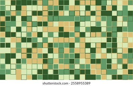 Symmetrical cube grid with vibrant, ornate colors. A beautiful geometric pattern suited for posters, fabric, or material design with a modern, textured appeal.