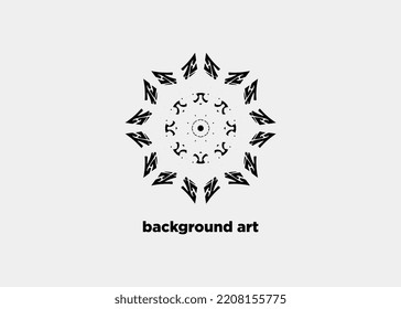 Symmetrical FLOWER BACKGROUND ORNAMENT PATTERN