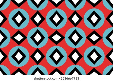 Symmetrical geometric for fabric pattern,seamless background.