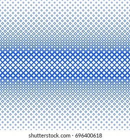 Symmetrical geometric halftone square pattern background - vector graphic from squares in varying sizes