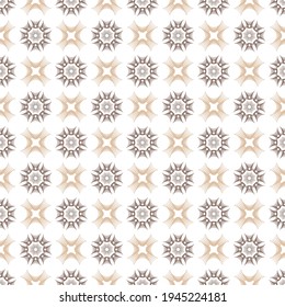 Symmetrical geometric lines seamless pattern. Endless texture from abstract shapes. Surface for textiles, paper, wallpaper, industrial items.Vector illustration. 