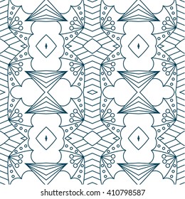 symmetrical geometric seamless pattern. Design element for art. mandala fragment