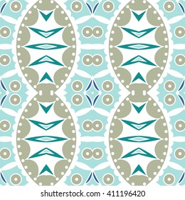 symmetrical geometric seamless pattern. Design element for art. 