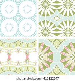 symmetrical geometric seamless pattern. Design element for art. 