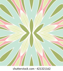 symmetrical geometric seamless pattern. Design element for art. 