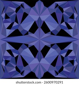 Symmetrical Geometry  seamless pattern. Repeating background. Tileable wallpaper print.