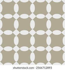 symmetrical grid classic elegance geometric shapes muted color seamless pattern 