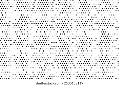 Symmetrical grid with random sized dots background