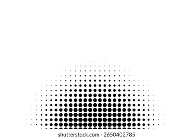 Symmetrical Halftone Dot Gradient Shape