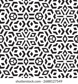 Symmetrical Hexagon Web with Star-Like Geometry