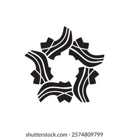 A symmetrical, intricate pattern that creates a sense of unity and balance. It represents interconnectedness and collaboration. Well-suited for community organizations, social enterprises, and network