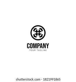 
symmetrical logo for your brand