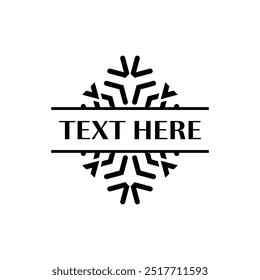 Symmetrical Maze Line Frame for Minimalist Logos