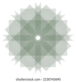 symmetrical ornament line background vector