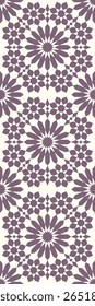 A symmetrical pattern featuring intricate geometric shapes in sh