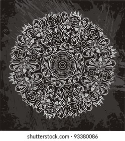 symmetrical pattern of grapevine