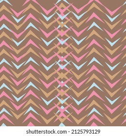 Symmetrical patterns of pink and blue stripes. The design is suitable for printing and printing on fabric, wallpaper, backdrop, clothes, stationery.
