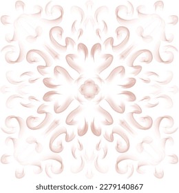 symmetrical print suitable for home use such as wall art, wallpaper, tiles design,  fabric, upholstery, fashion, etc.  