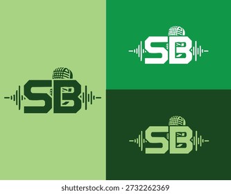 Symmetrical SB Logo design for balanced branding, podcasts, lifestyle brand identity, interior design studio, and luxury furniture branding.