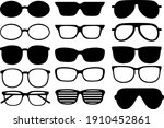 Symmetrical set of glasses and sunglasses 1