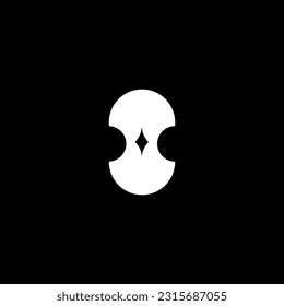 Symmetrical star abstract logo design
