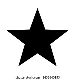 symmetrical star shape isolated on white background. vector illustration
